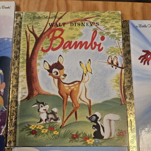 Little Golden Books Lot of 10 Bambi Jurassic Lion PAW Patrol WallE Moana Iron Ma - Picture 11 of 12